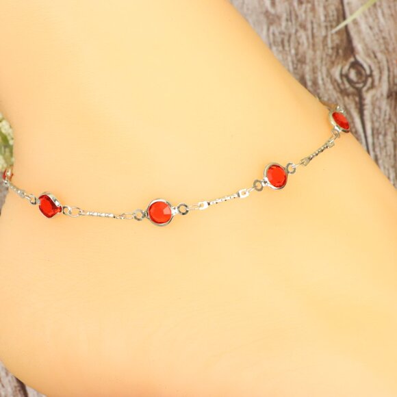 "Dainty Anklet for Women – Elegant Everyday Jewelry & Perfect Gift | MLCRC1292 - Picture 8 of 10